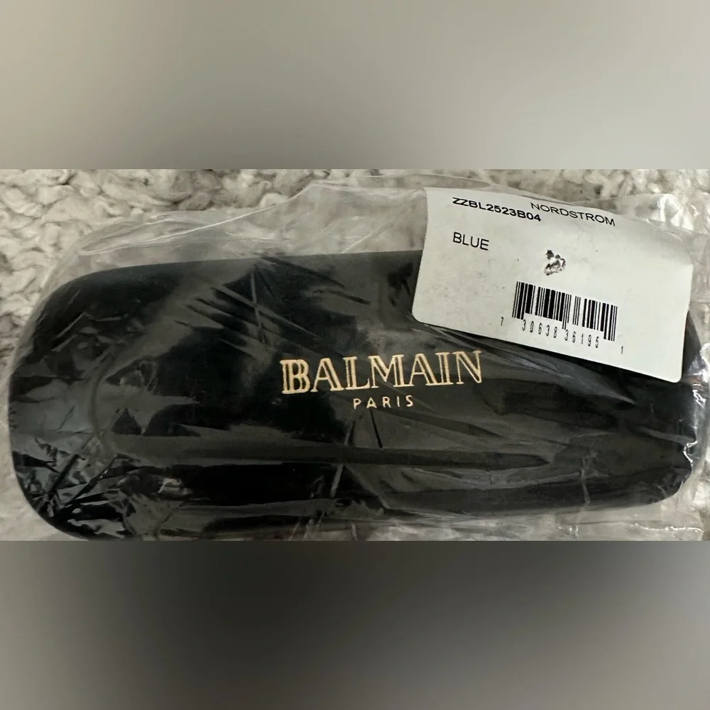 Balmain BL2523 Polarized Sunglasses Blue Lens NWT Original Packaging